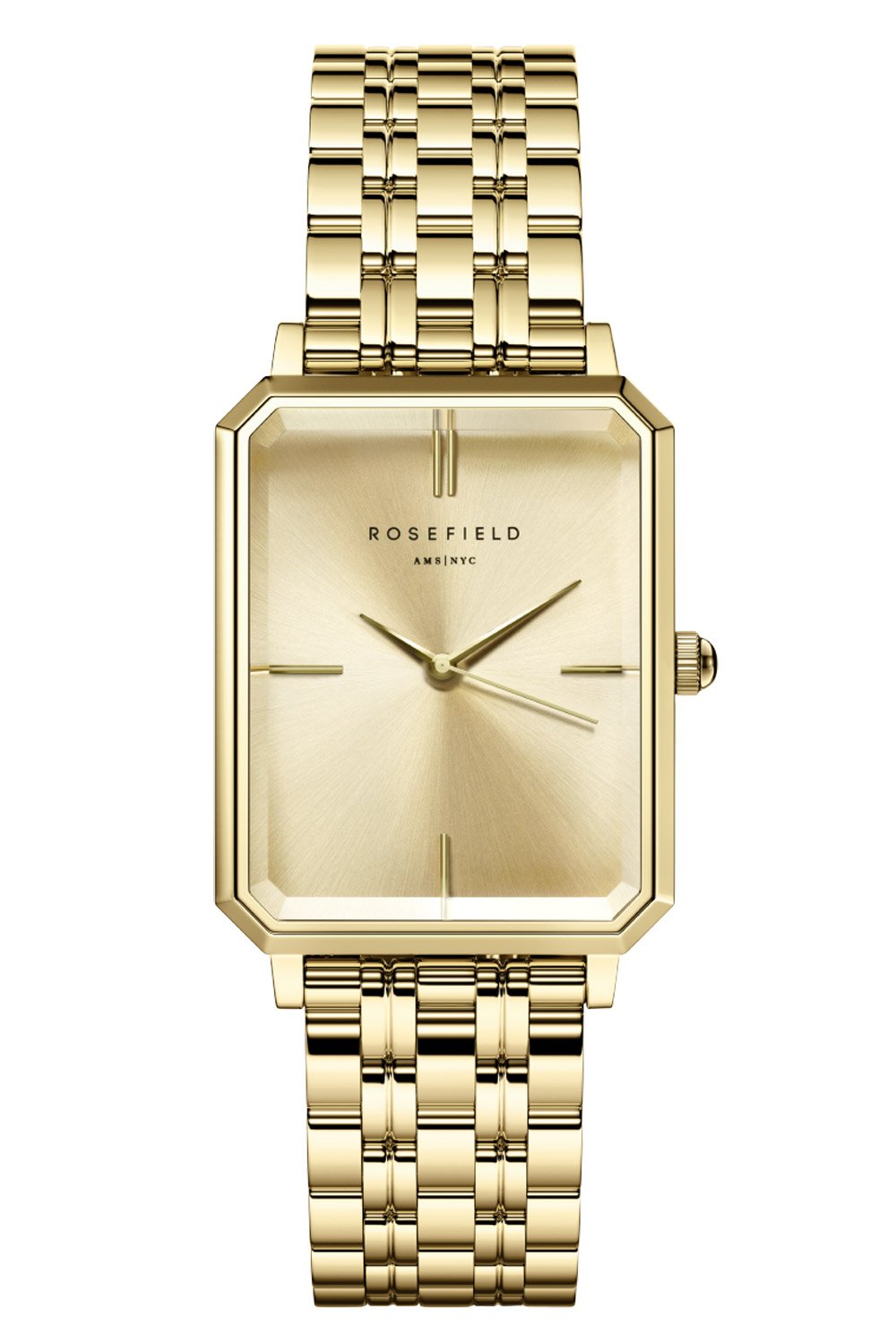 Rosefield OCGSG-O65 Damenuhr Octagon Champagne Medium