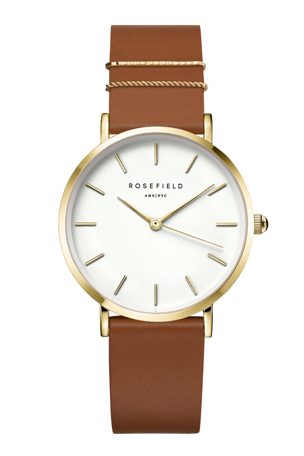 Rosefield WWCG-W86 Damenuhr West Village Cognac Rosefield WWCG-W86 Damenuhr West Village Cognac