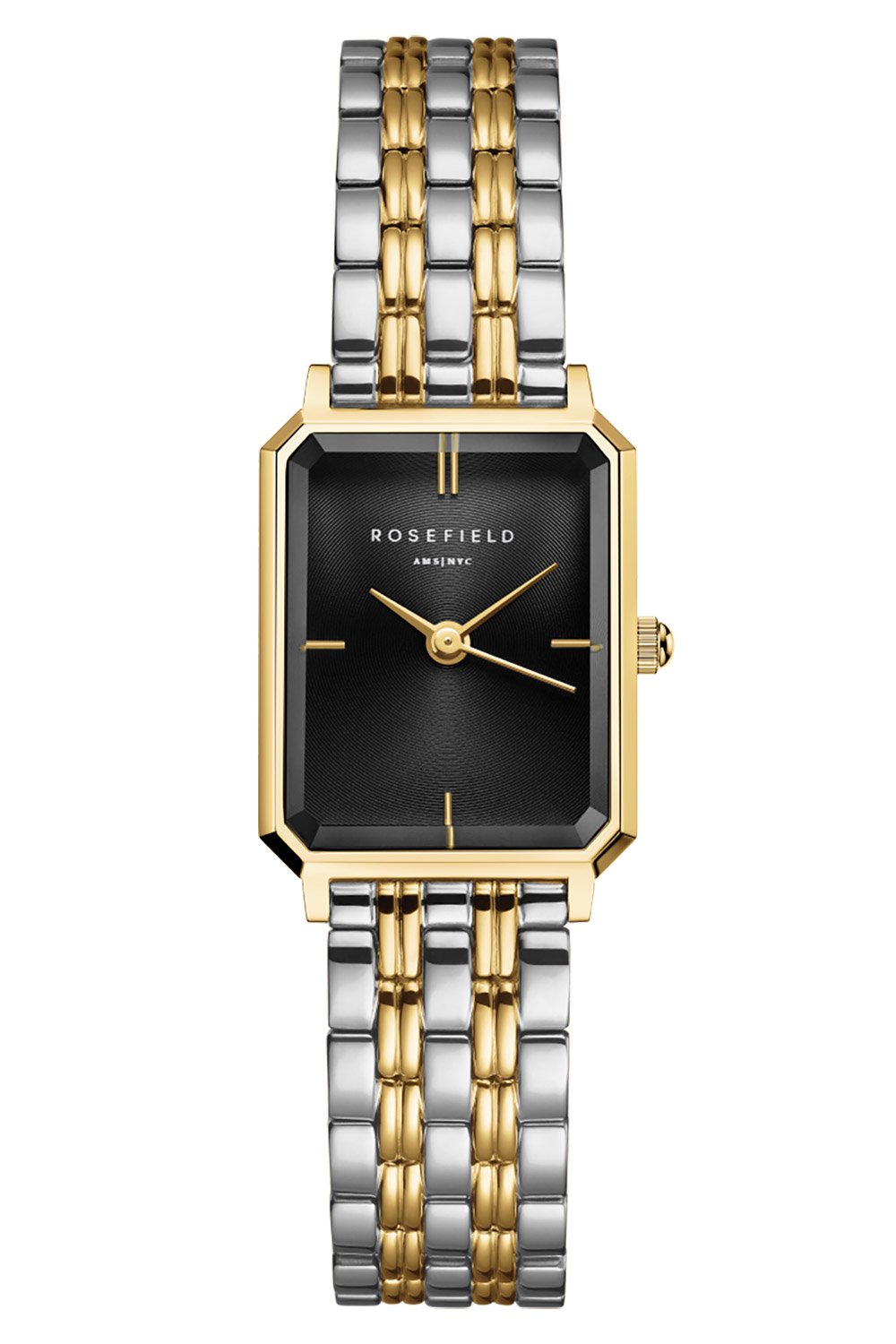 Rosefield OBDSG-O88 Damenuhr Octagon XS Bicolor/Schwarz