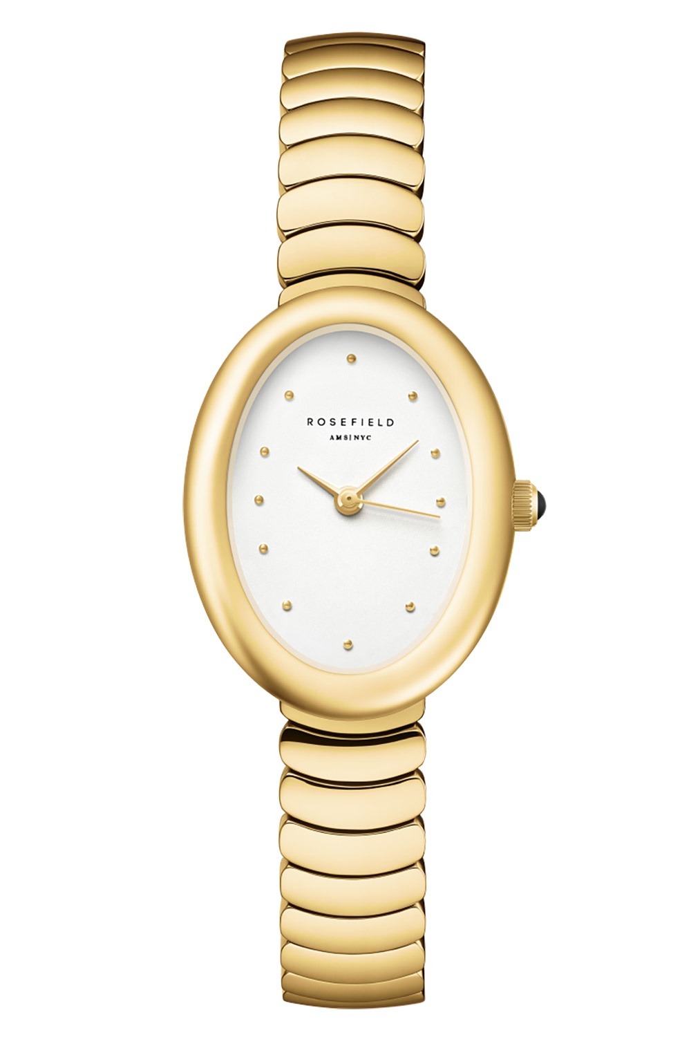 Rosefield OVWGSG-OV19 Damenuhr Oval Goldfarben