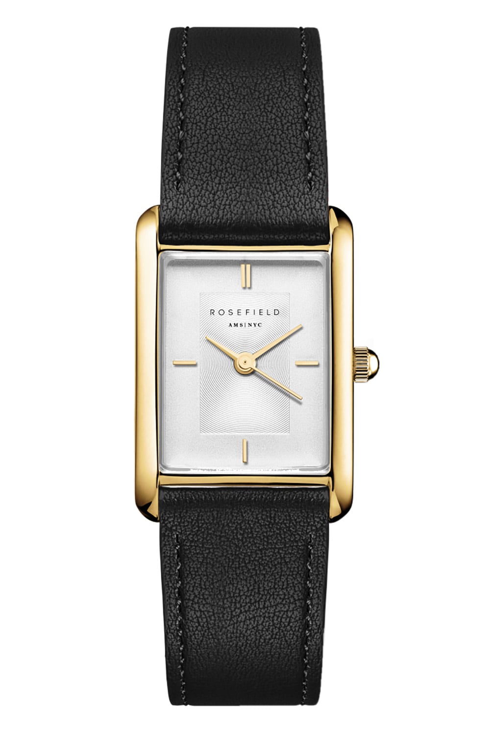 Rosefield HWBLG-H06 Damenuhr Heirloom Schwarzes Leder