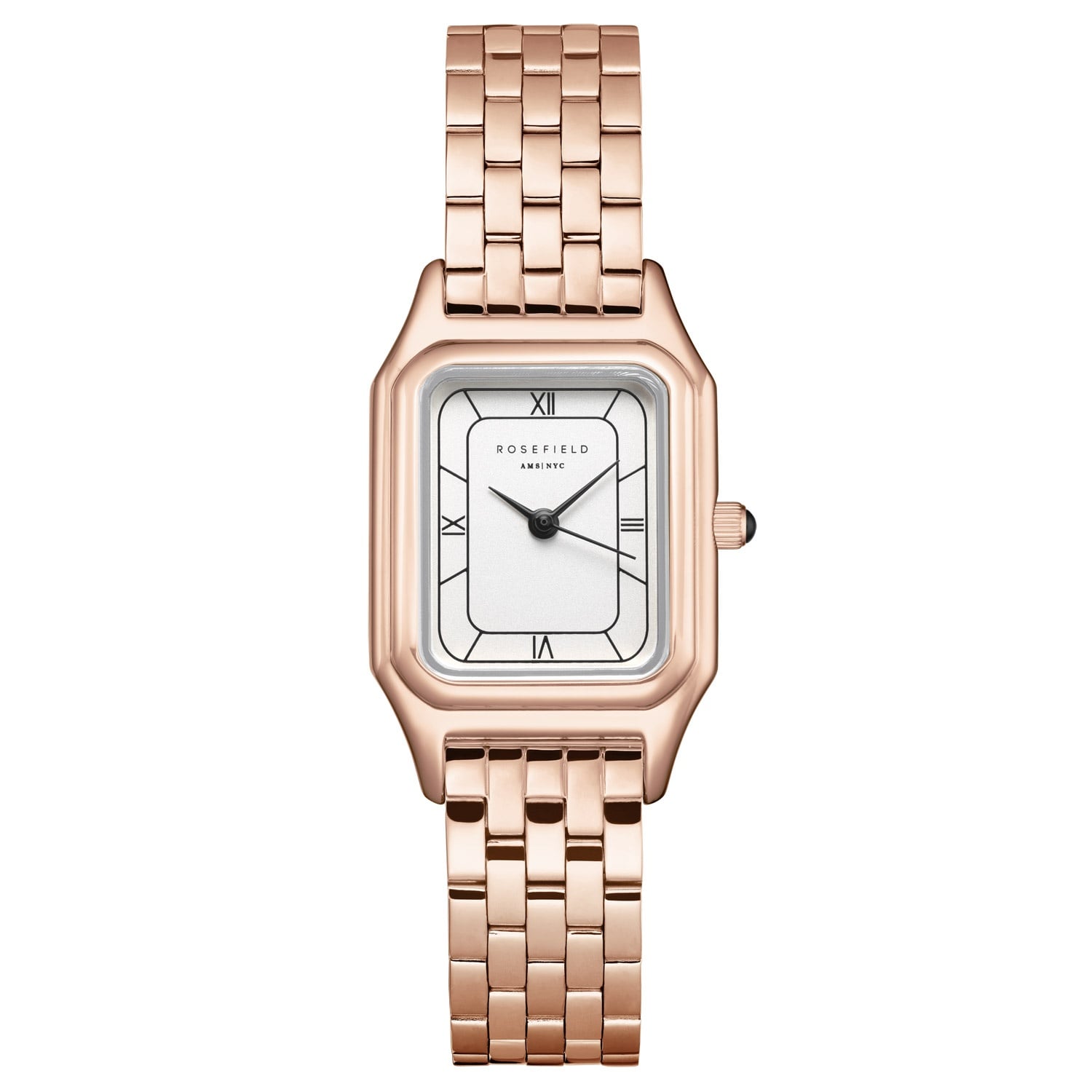 Rosefield Rosefield OCWRSR OC04 Damenuhr Quarz Ivy Roségoldfarben/Weiß