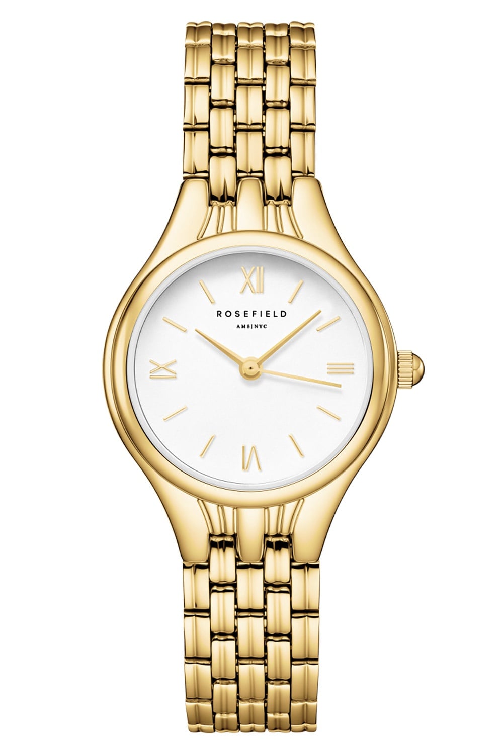 Rosefield MUWGSG-MU01 Damen-Armbanduhr Quarz Muse Goldfarben