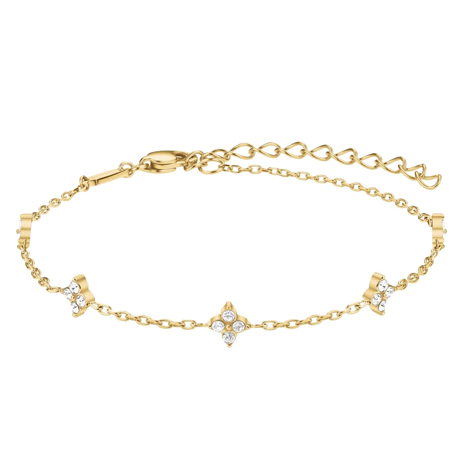 Rosefield JBDSG-J1359 Damen-Armband Kristall-Stern Goldfarben