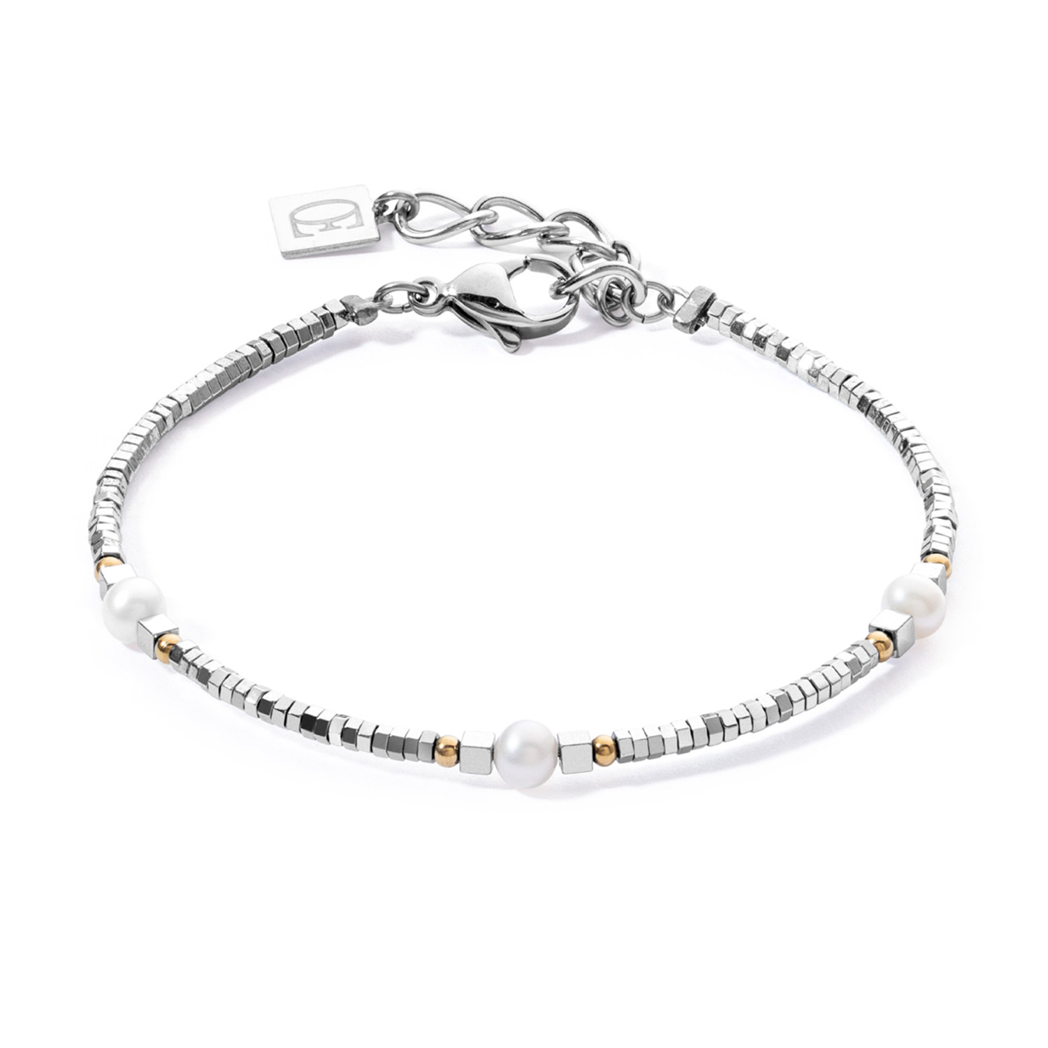 Coeur de Lion 1127/30-1417 Damen-Armband Celestial Harmony Weiß-Silber