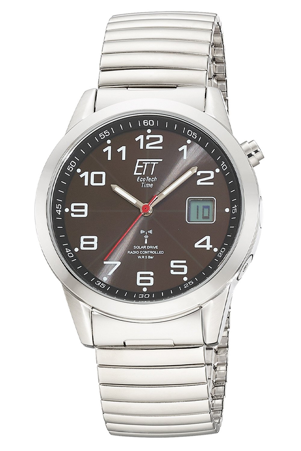 ETT Eco Tech Time EGS-11712-22Z Funk-Solar Herren-Armbanduhr Gobi mit Zugband ETT Eco Tech Time EGS-11712-22Z Funk-Solar Herren-Armbanduhr Gobi mit Zugband