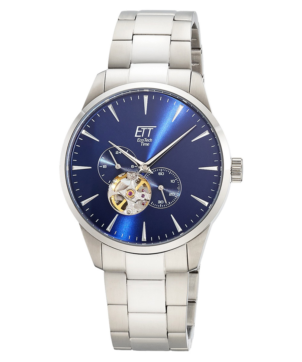 ETT Eco Tech Time EGS-40402-31M Herrenuhr Automatik Motion Drive Stahl/Blau ETT Eco Tech Time EGS-40402-31M Herrenuhr Automatik Motion Drive Stahl/Blau