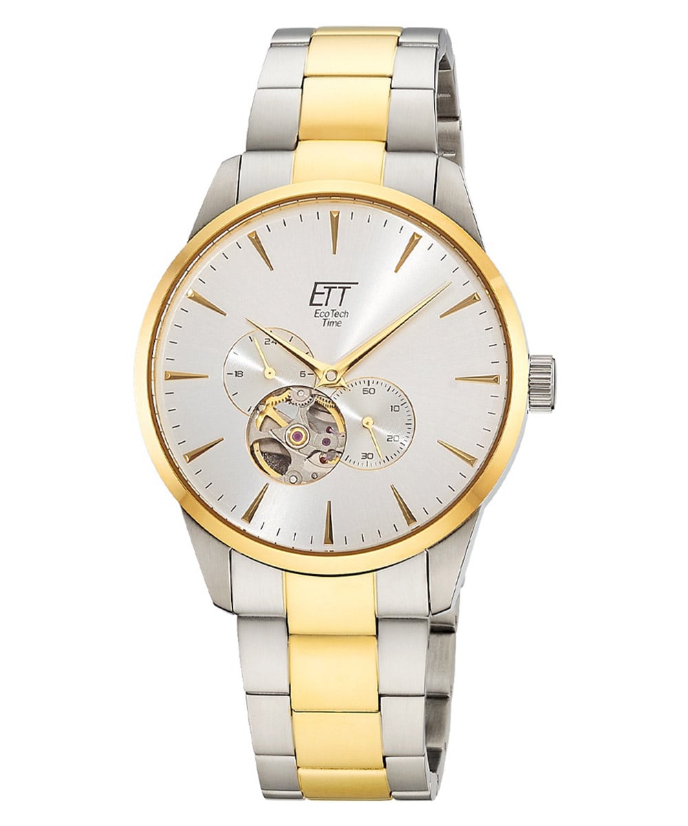 ETT Eco Tech Time EGS-40403-41M Herren-Automatikuhr Motion Drive Bicolor ETT Eco Tech Time EGS-40403-41M Herren-Automatikuhr Motion Drive Bicolor