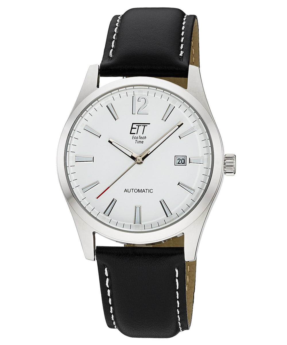 ETT Eco Tech Time EGS-40406-11L Herrenuhr Automatik Motion Drive Leder Schwarz ETT Eco Tech Time EGS-40406-11L Herrenuhr Automatik Motion Drive Leder Schwarz
