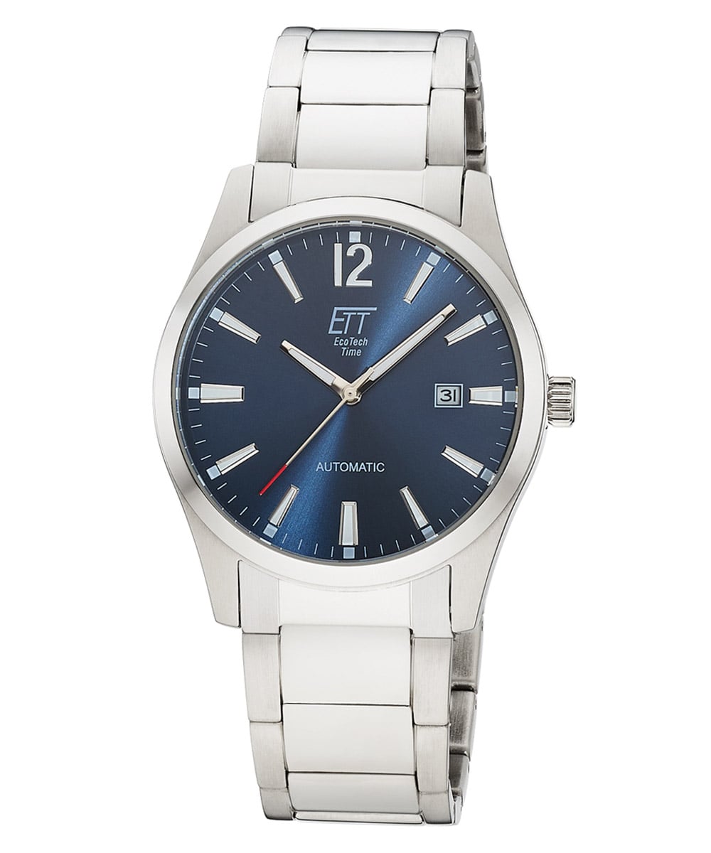 ETT Eco Tech Time EGS-40409-31M Herrenuhr Automatik Motion Drive Stahl/Blau ETT Eco Tech Time EGS-40409-31M Herrenuhr Automatik Motion Drive Stahl/Blau
