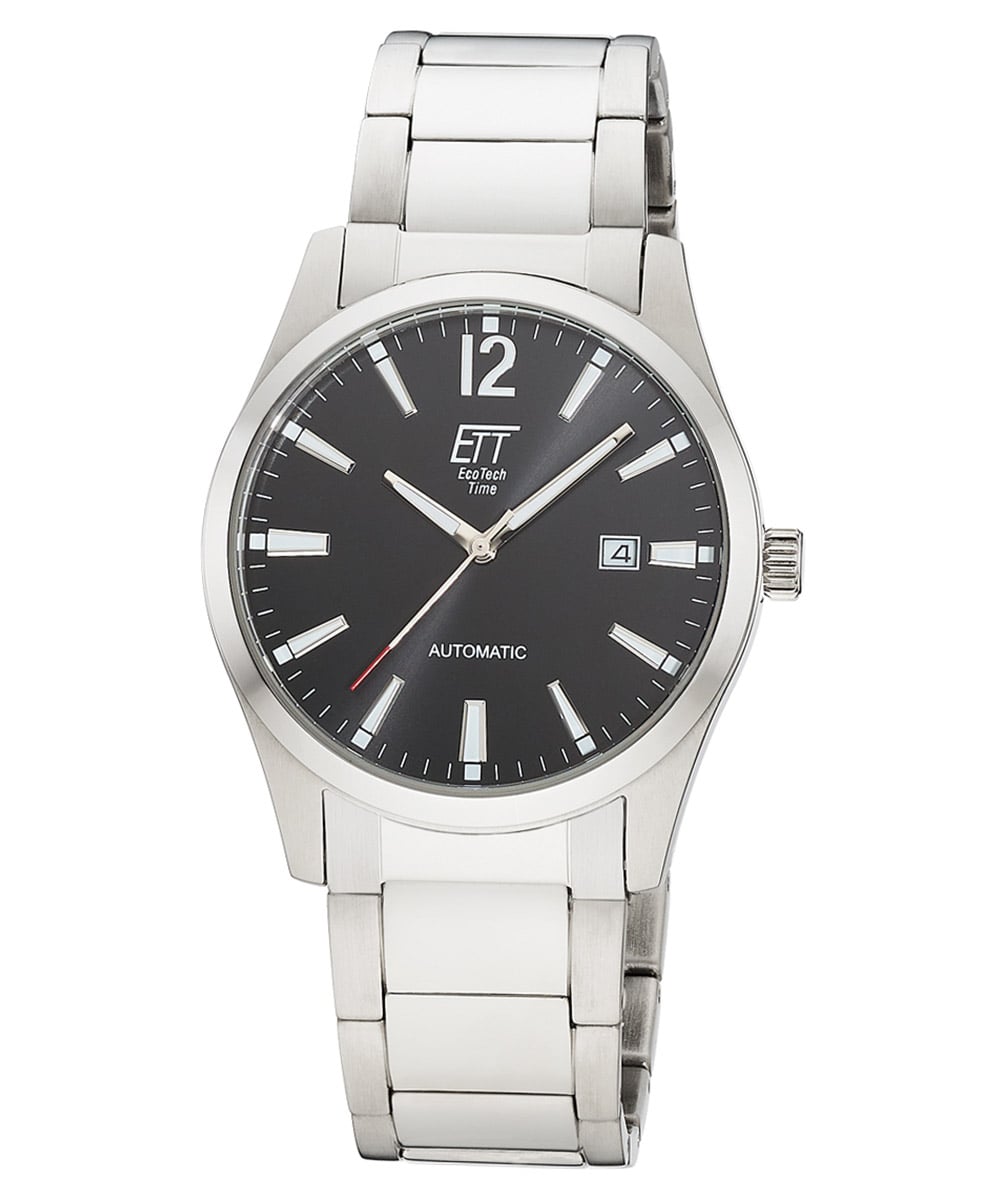 ETT Eco Tech Time EGS-40410-21M Herrenuhr Automatik Motion Drive Stahl/Schwarz ETT Eco Tech Time EGS-40410-21M Herrenuhr Automatik Motion Drive Stahl/Schwarz