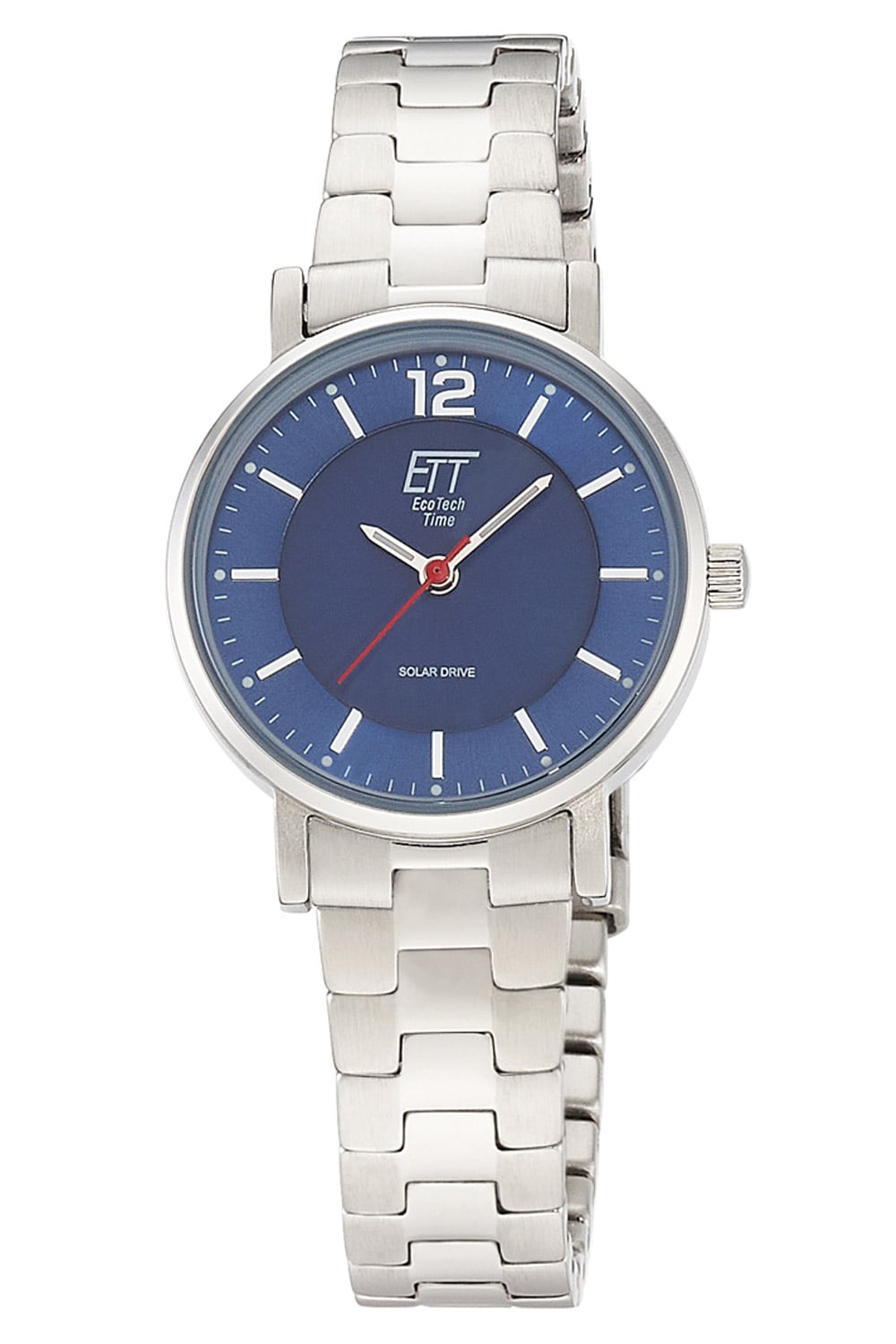 ETT Eco Tech Time ETT Eco Tech Time ELS 12165 31M Damen Armbanduhr Solar Stahl/Blau