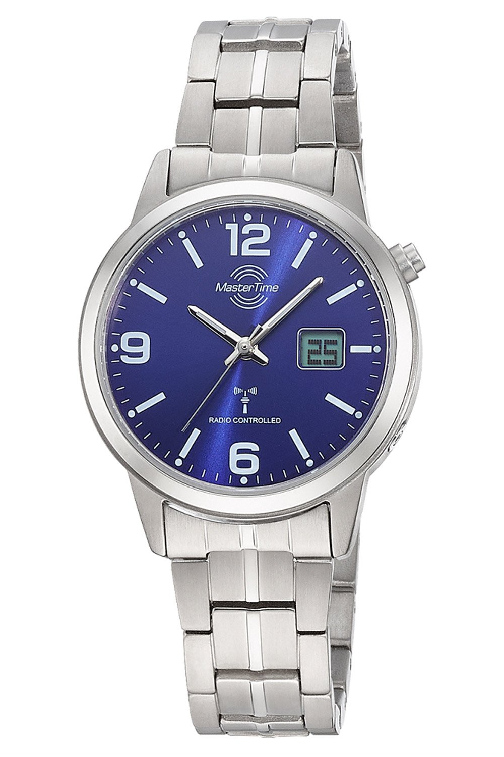 Master Time MTLT-10902-32M Damen-Funkarmbanduhr Expert Titan/Blau