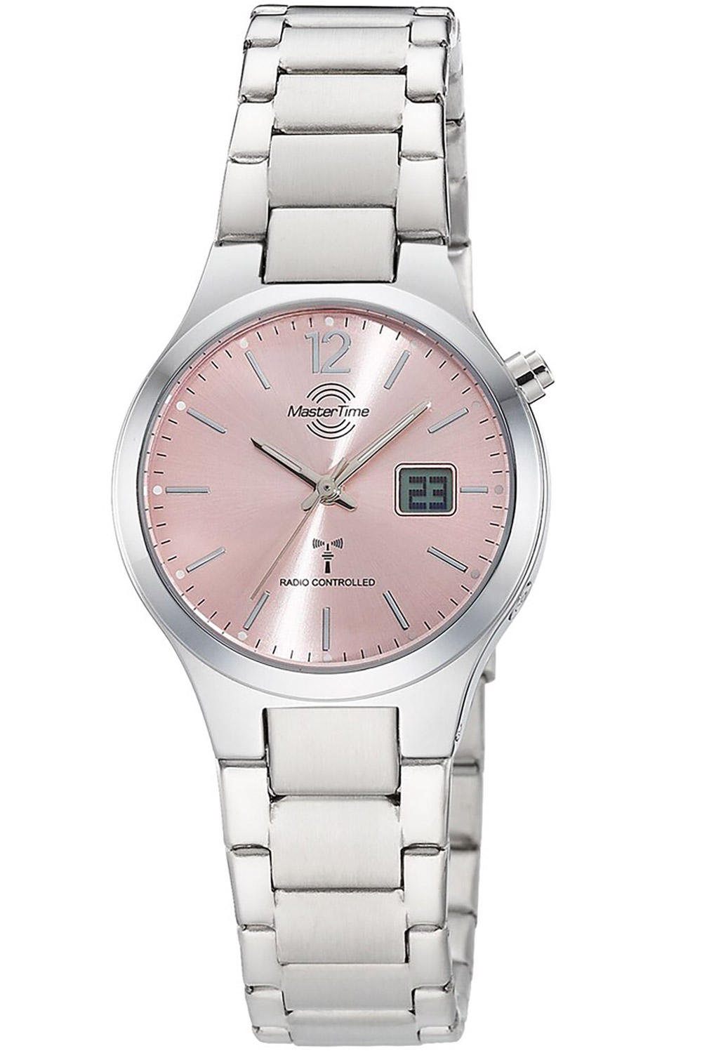 Master Time MTLA-10914-81M Damen Funk-Armbanduhr Lady Line Rosa