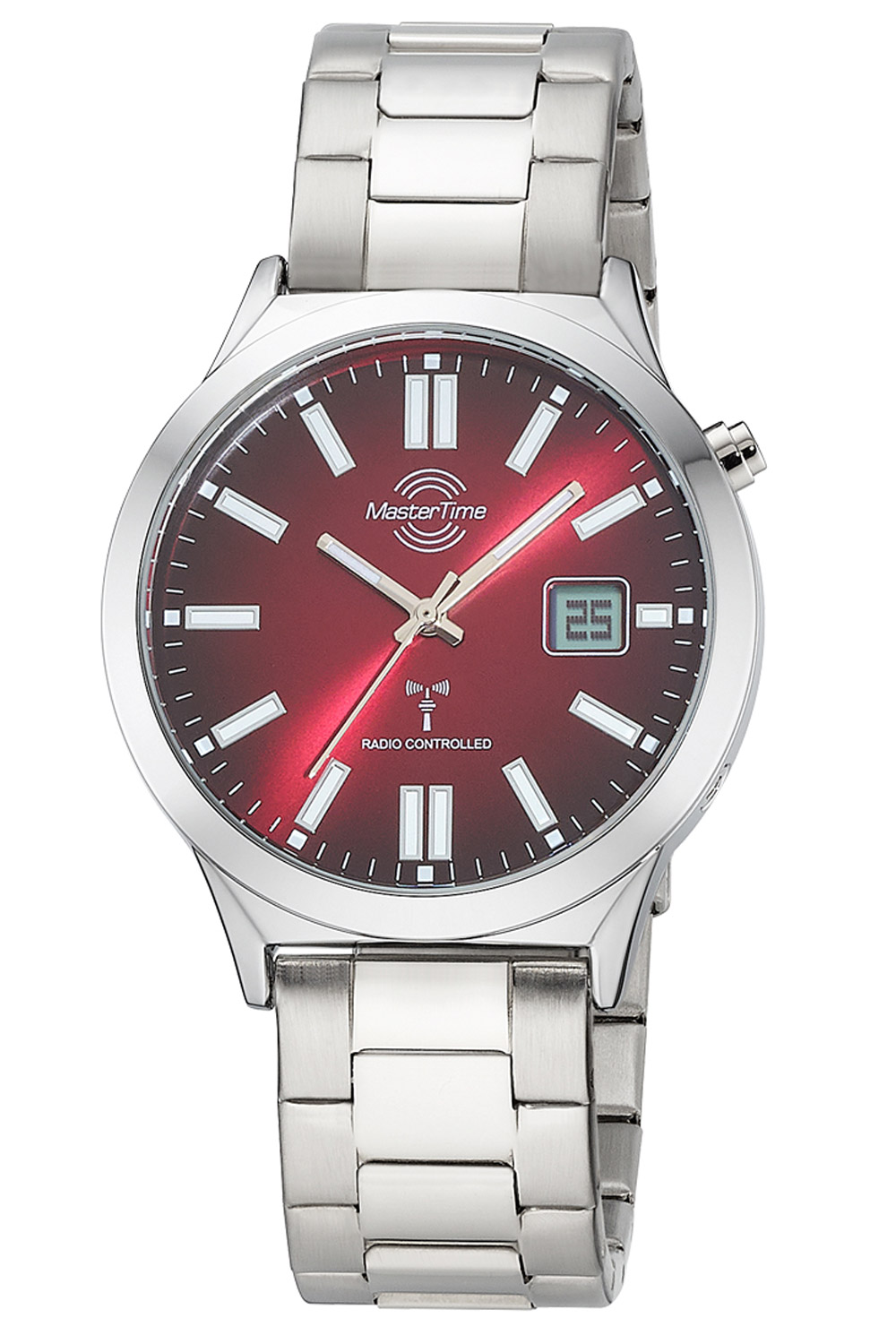 Master Time MTGA-10945-81M Herrenuhr Funk Colorline Rot