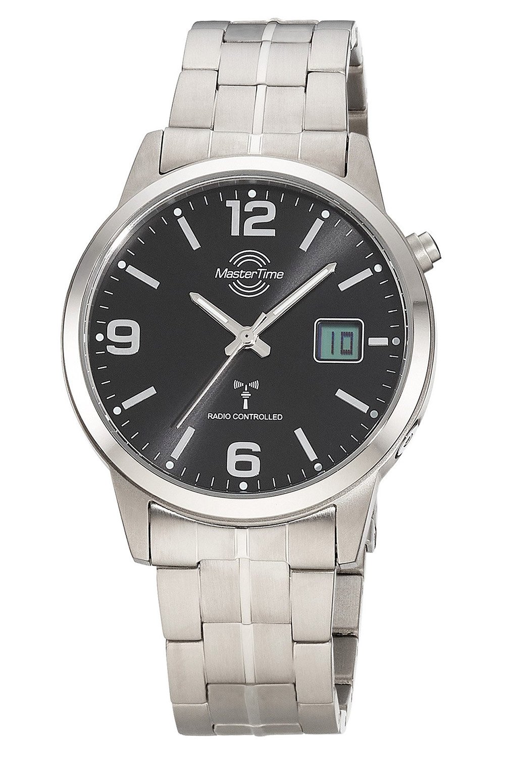 Master Time MTGT-10954-22M Herrenuhr Funk Expert Titan Schwarz Master Time MTGT-10954-22M Herrenuhr Funk Expert Titan Schwarz