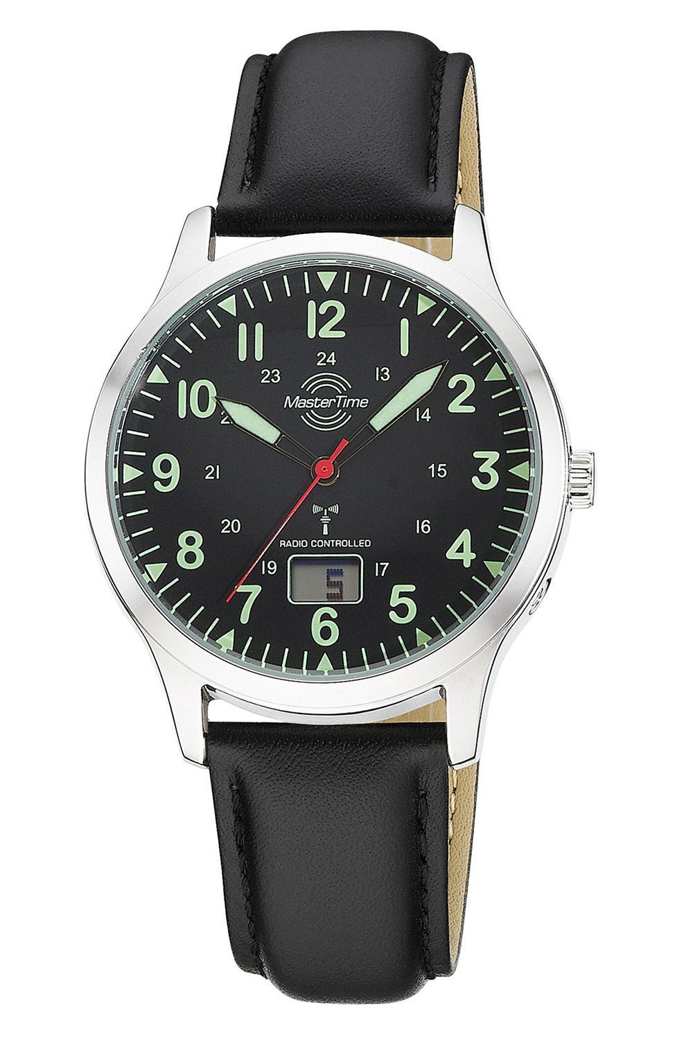 Master Time MTGA-10957-22L Herren-Armbanduhr Funk Super Power Aviation Schwarz Master Time MTGA-10957-22L Herren-Armbanduhr Funk Super Power Aviation Schwarz