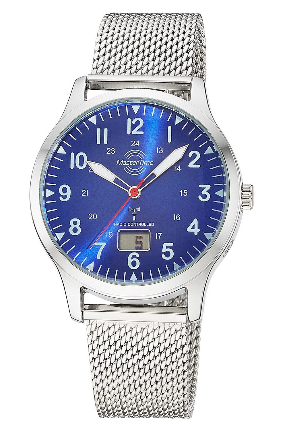Master Time MTGA-10961-32M Herren-Funkuhr Super Power Aviation Blau Master Time MTGA-10961-32M Herren-Funkuhr Super Power Aviation Blau
