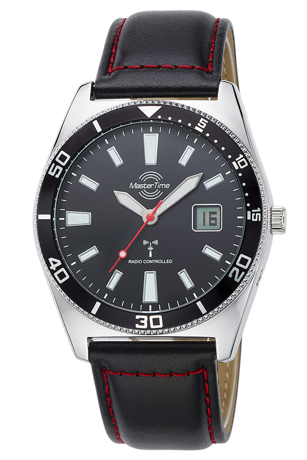 Verkaufe viele Produkte von Master Time • Power MTGA-10860-21L Radio-Controlled Black Super Men\'s uhrcenter Watch