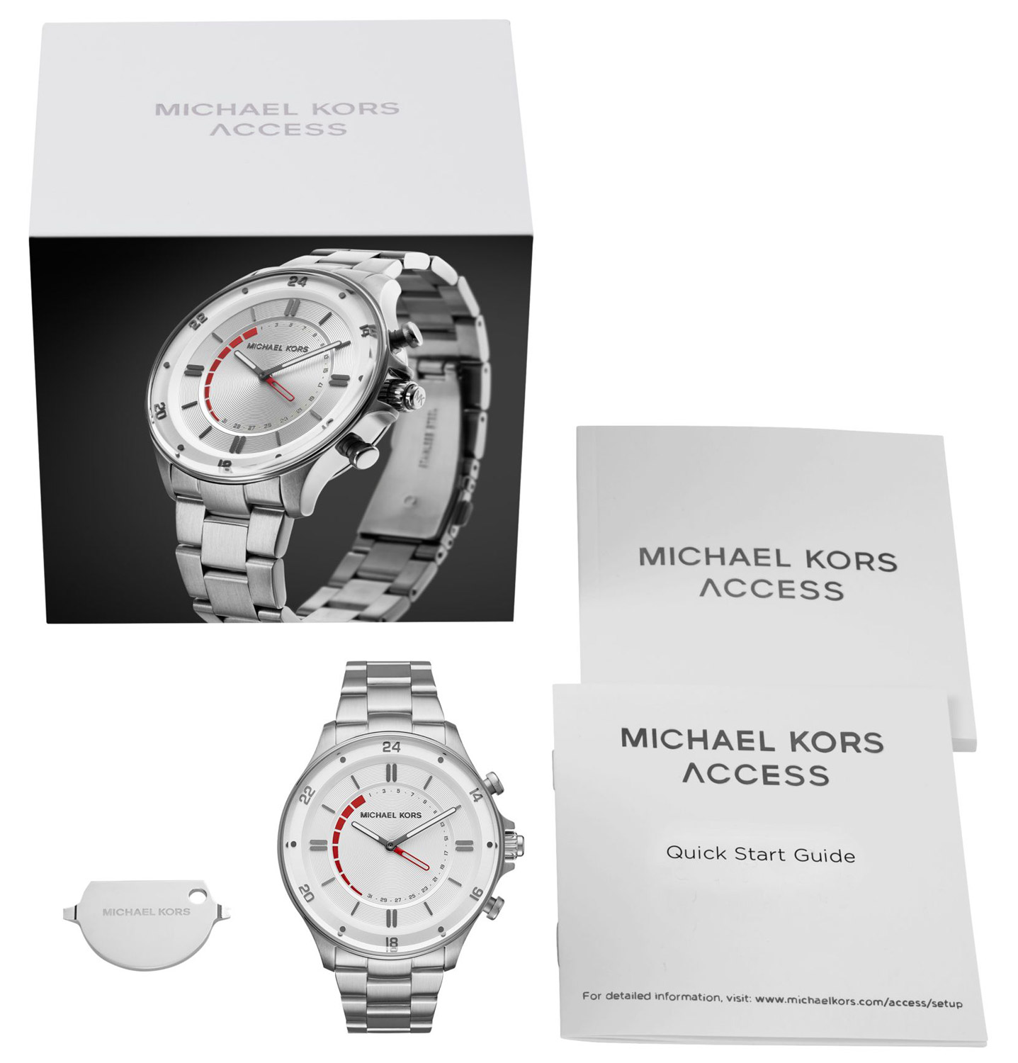 Michael Kors MKT4013 Access Reid Hybrid Smartwatch 45mm