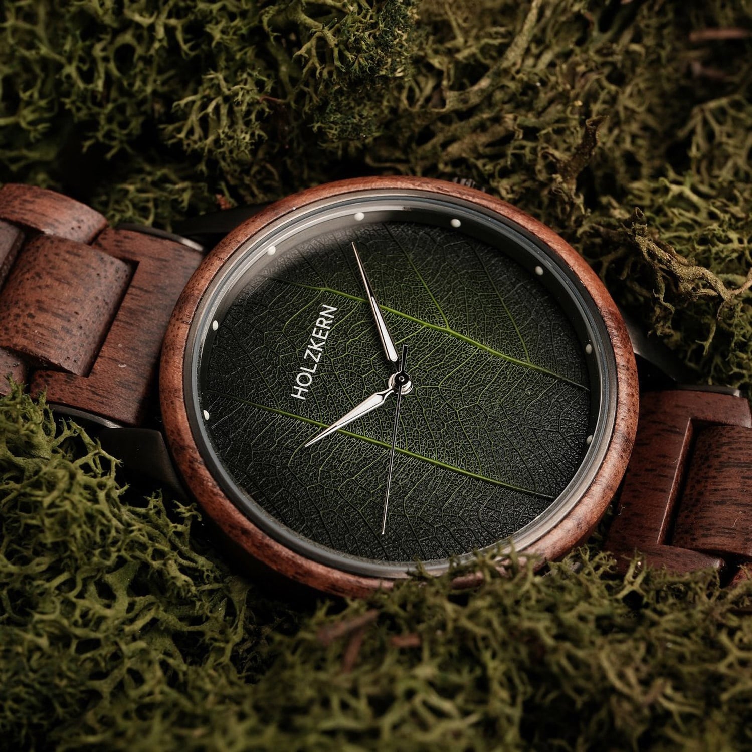 Leadwood Marble Holzkern Torre Holzkern Men's Watch Edisto Walnut