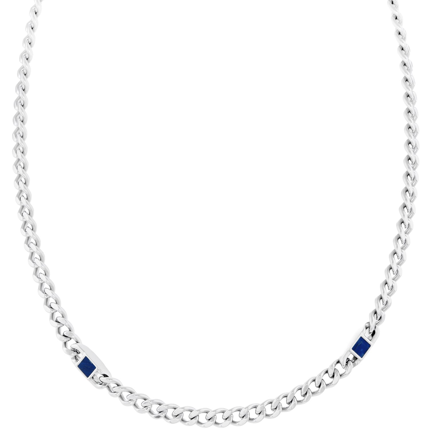 Holzkern Herren-Kette Edelstahl Bodyguards Marmor/Silberfarben Holzkern Herren-Kette Edelstahl Bodyguards Marmor/Silberfarben