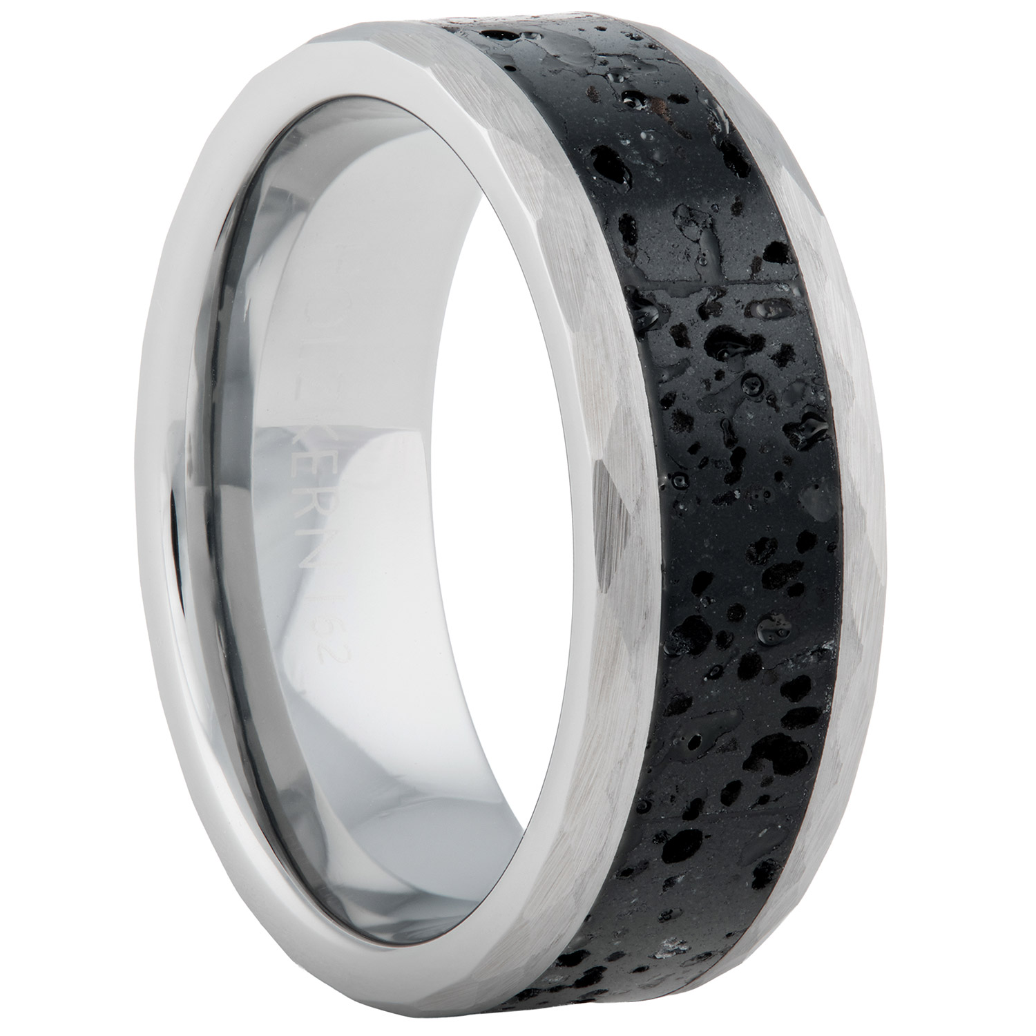 Holzkern Herren-Ring Sumo Lava/Wolfram