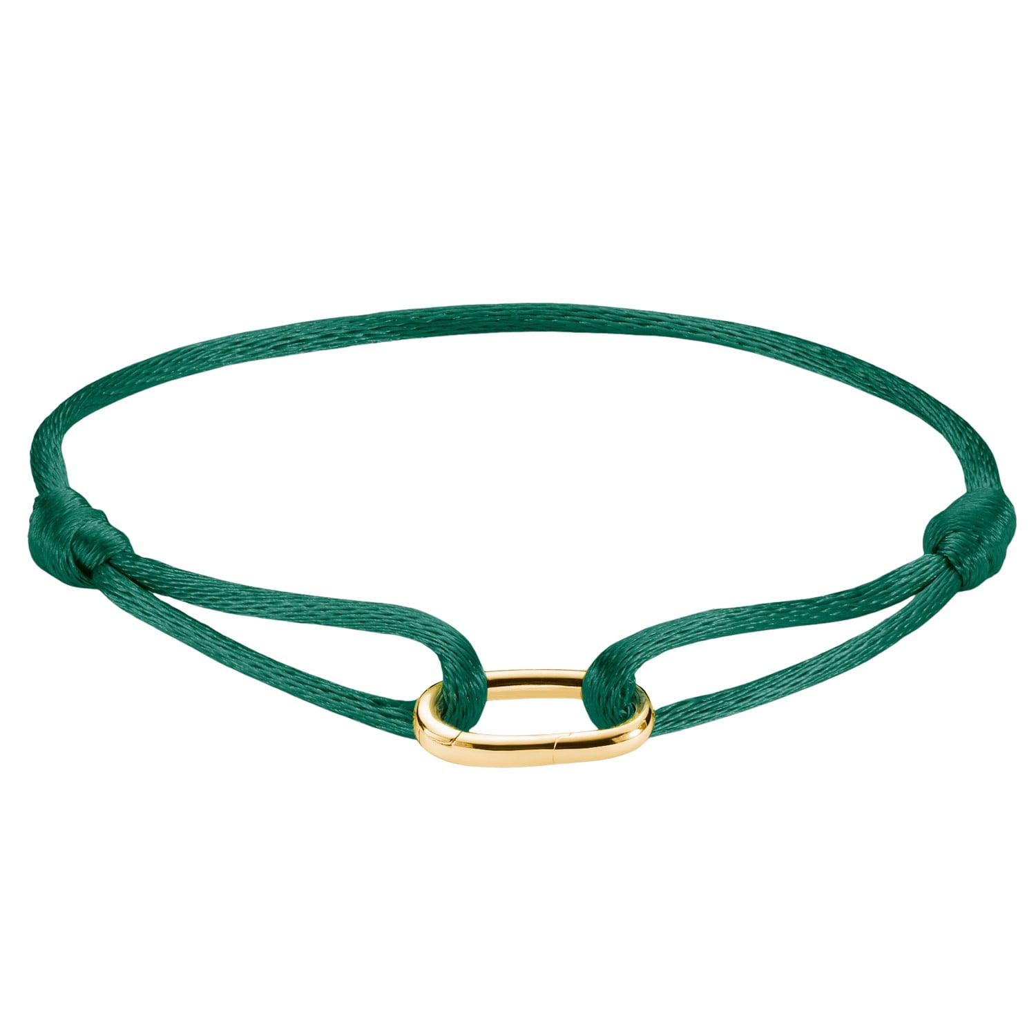 Thomas Sabo C1210-413-34-L24V Textilarmband Connect Vergoldet Grün