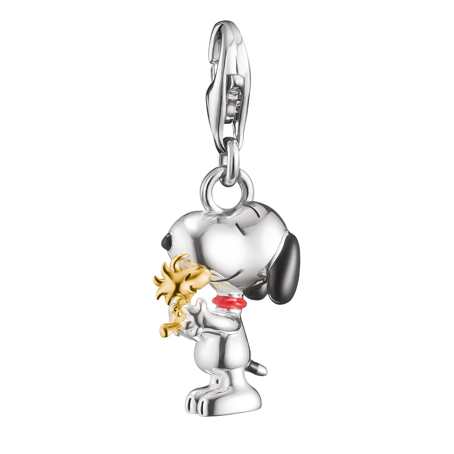 Thomas Sabo 2228-427-7 Charm-Anhänger Snoopy mit Woodstock Freunde Peanuts Connect