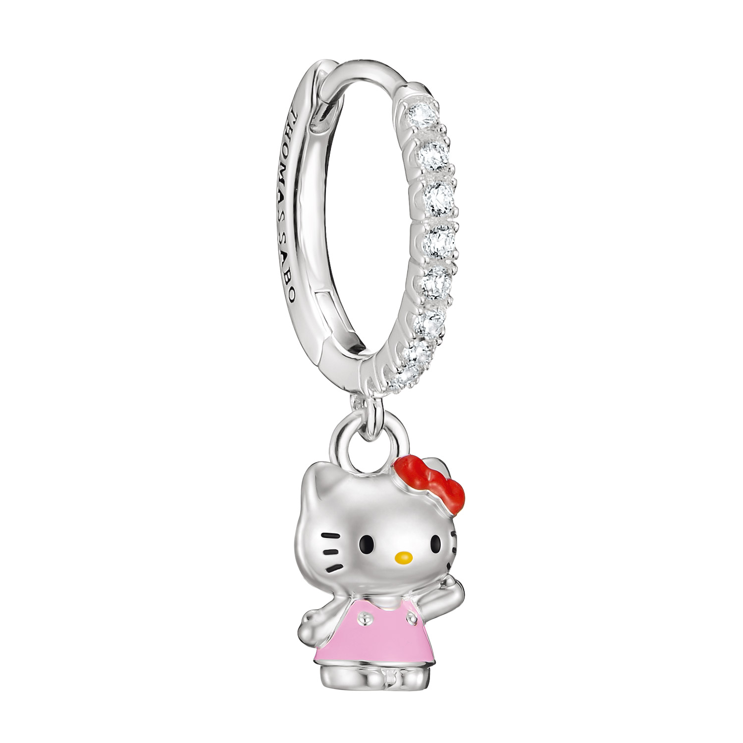 Thomas Sabo CR772-M06-7 Single-Ohrring Hello Kitty im Kleid