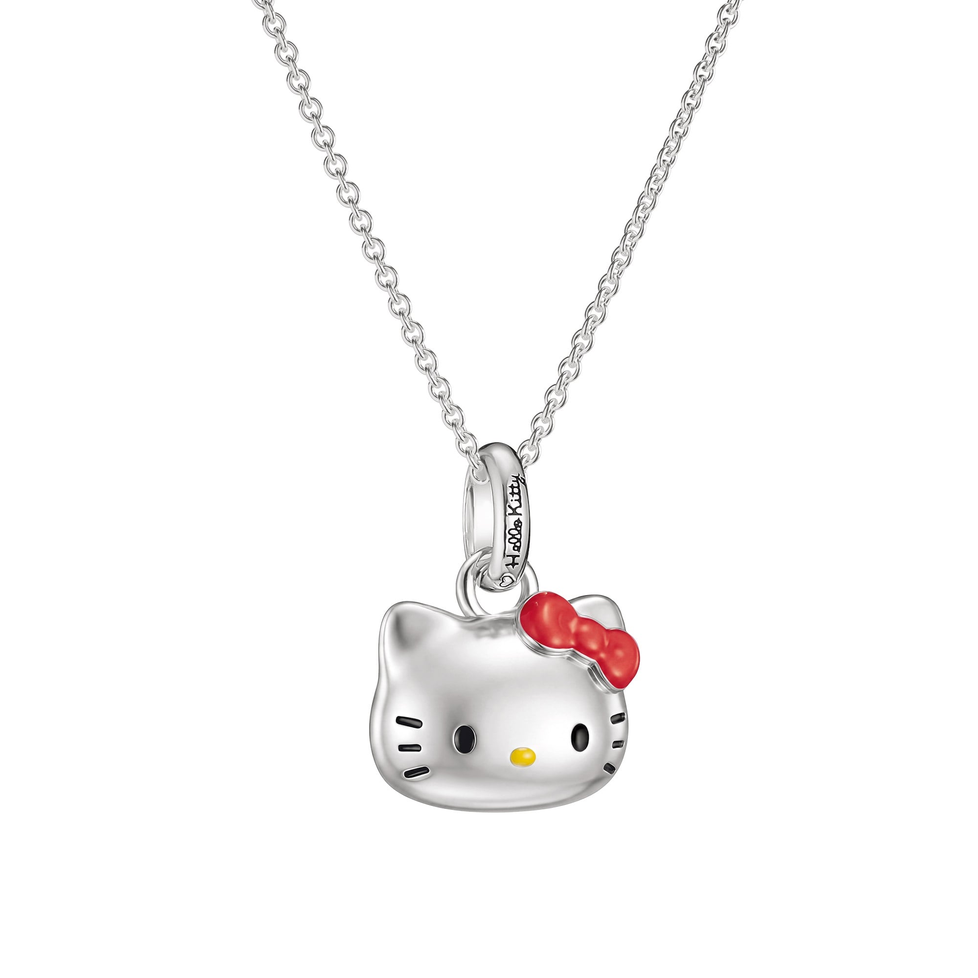 Thomas Sabo KE2387-M06-7-L45V Damen-Halskette Hello Kitty Rote Schleife