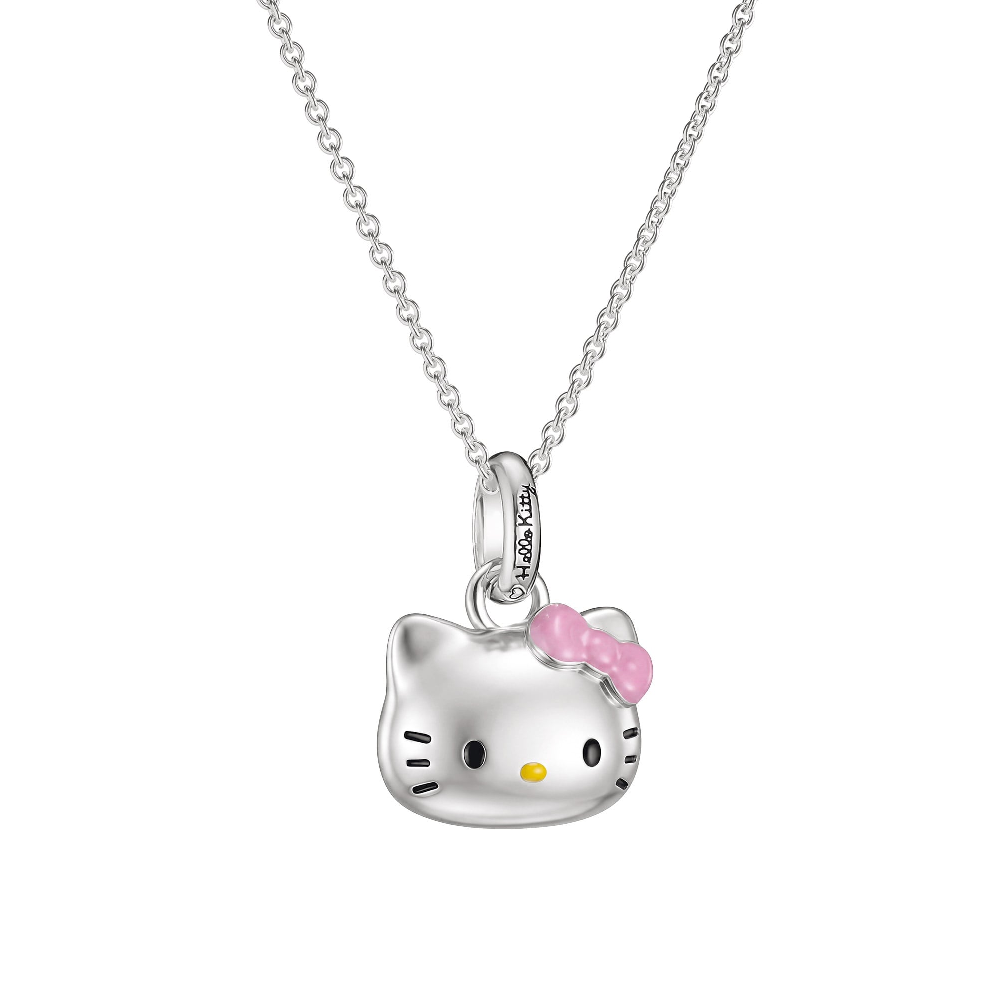 Thomas Sabo KE2392-M06-7-L45V Damen-Collier Hello Kitty Pinkfarbene Schleife