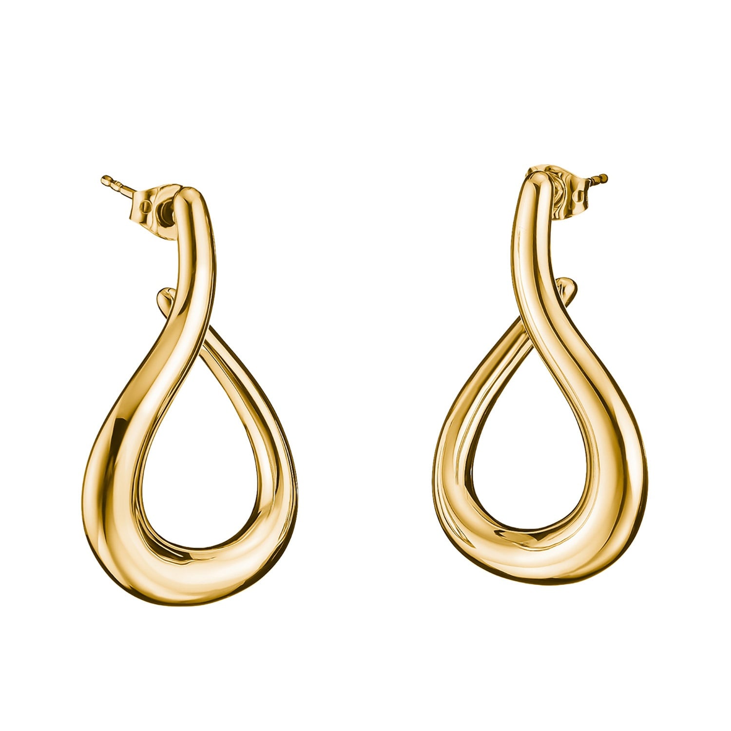 Thomas Sabo CR769-M01-39 Damen-Ohrringe Creolen Geschwungen Vergoldet