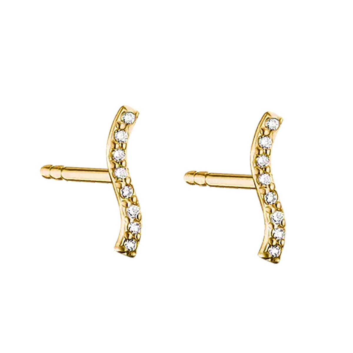 Thomas Sabo H2366-M01-14 Damen-Ohrstecker Welle Goldfarben