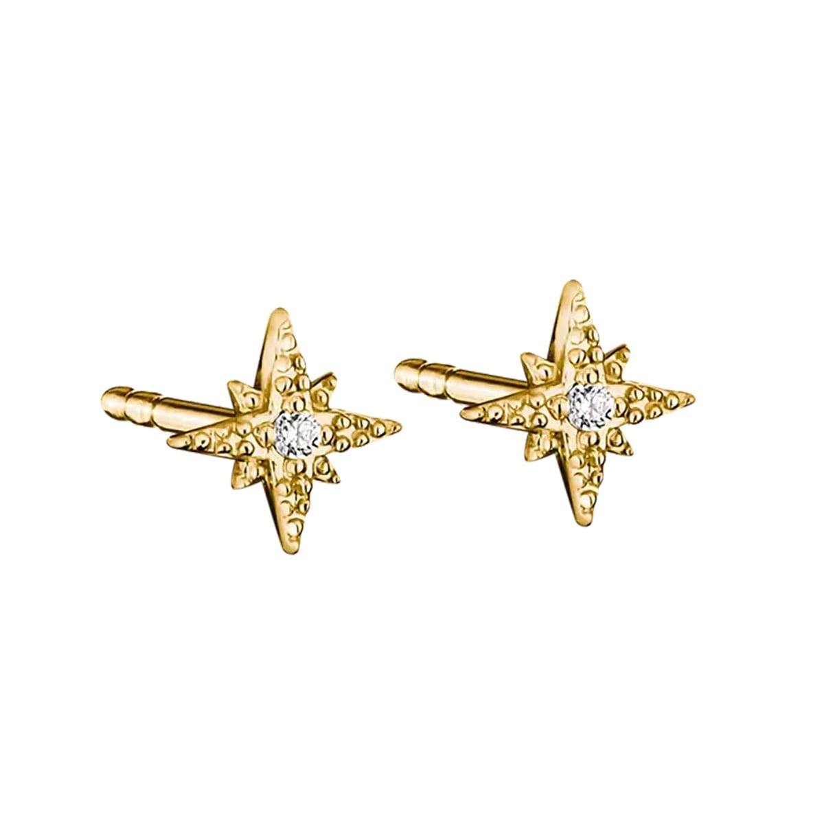 Thomas Sabo H2370-M01-14 Ohrringe für Damen Stern Goldfarben