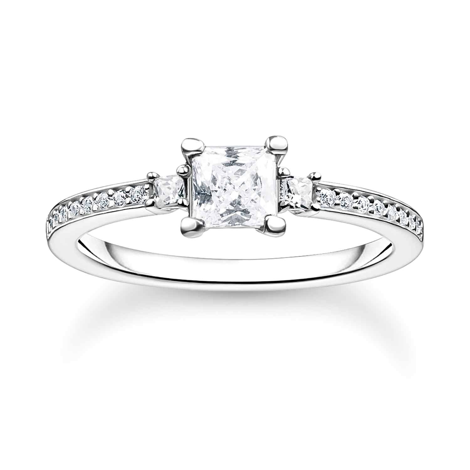 Diamant & KatzenAuge Stein Sterling Silber Ring - .de