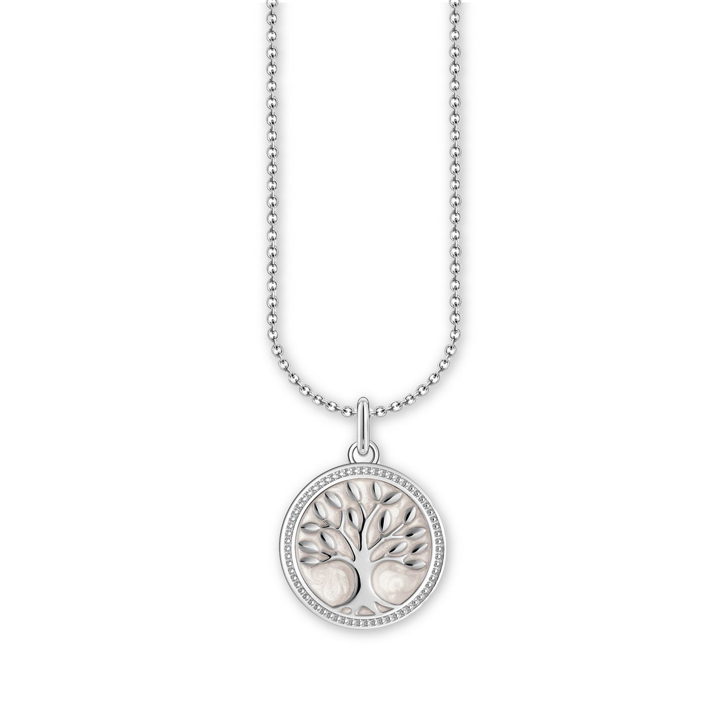 Thomas Sabo KE2220-007-21-L45V Damen-Kette mit Tree-of-Love-Anhänger Silber