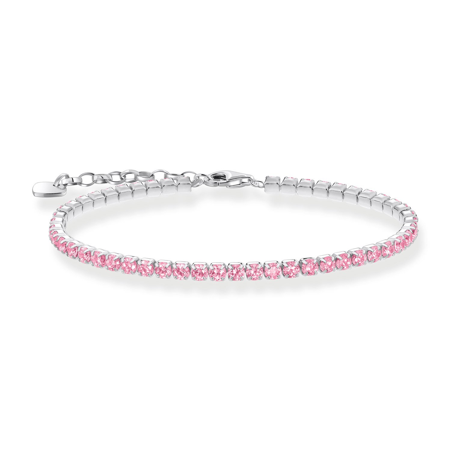 Thomas Sabo A2167-051-9-L19V Damen-Armband Silber Pink