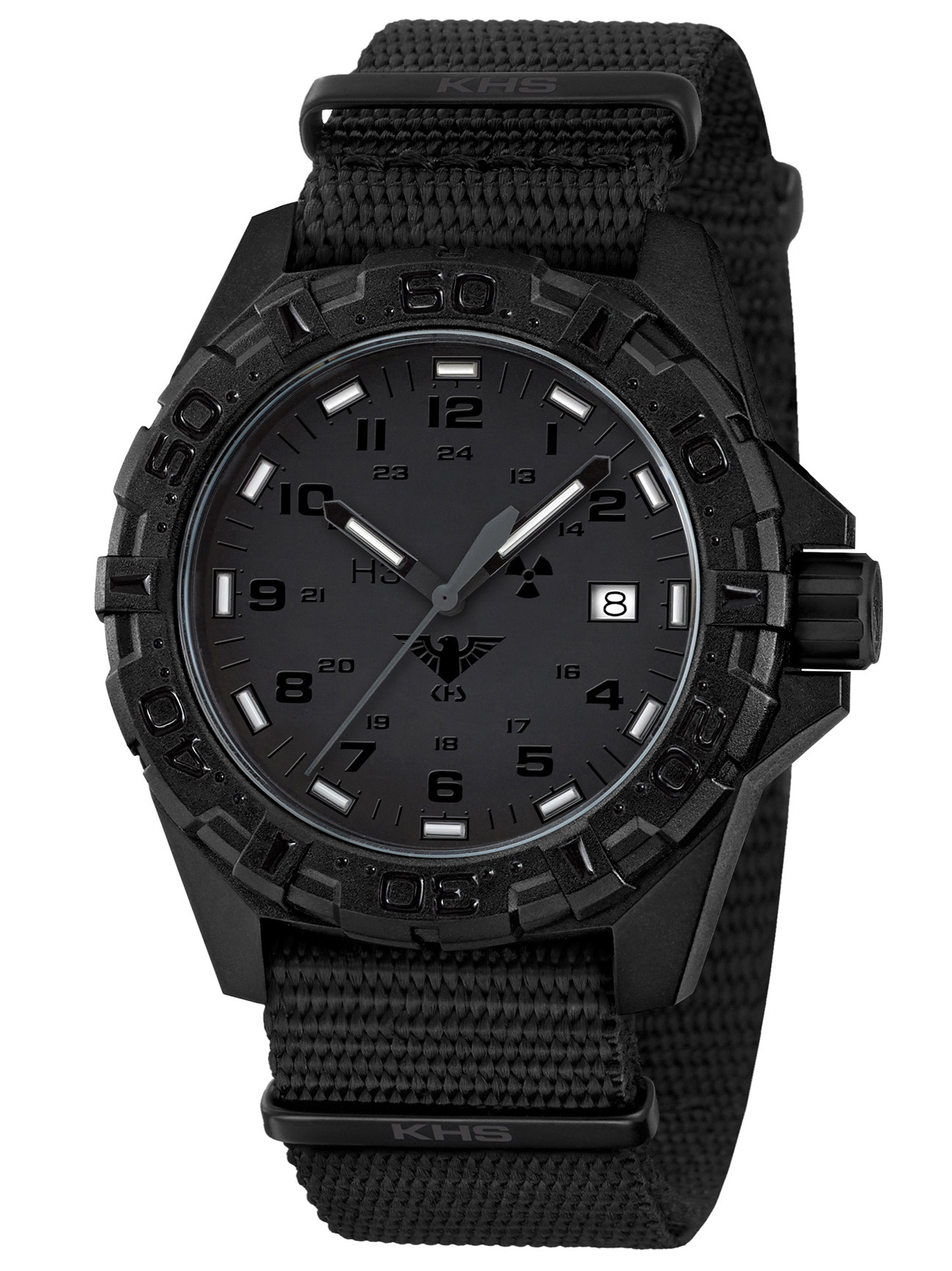 Orologio Digitale Da Uomo KHS Platoon Nero Con Cinturino In