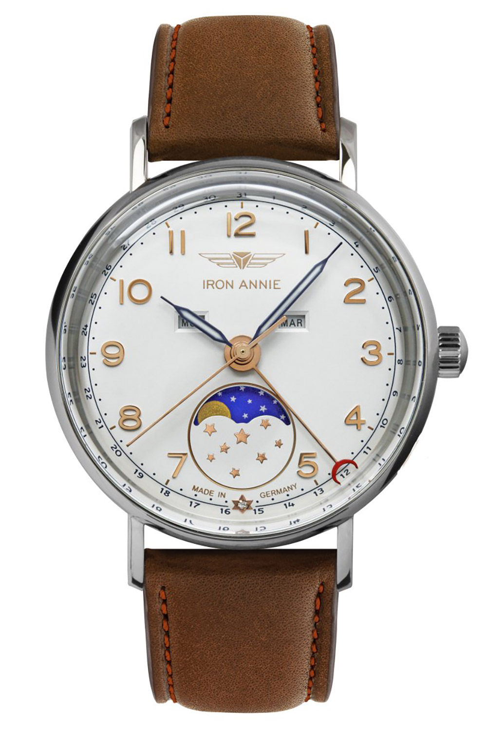 Iron Annie 5977-4 Amazonas Damenuhr Quarz Mondphase 36 mm for $231 for sale  from a Trusted Seller on Chrono24