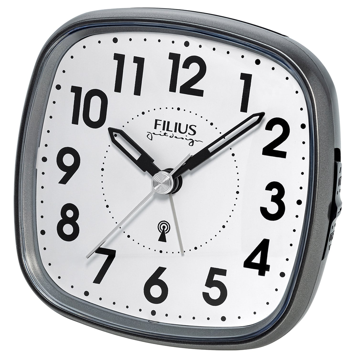 Filius Filius 0608 4 Funk Wecker Anthrazit/Schwarz