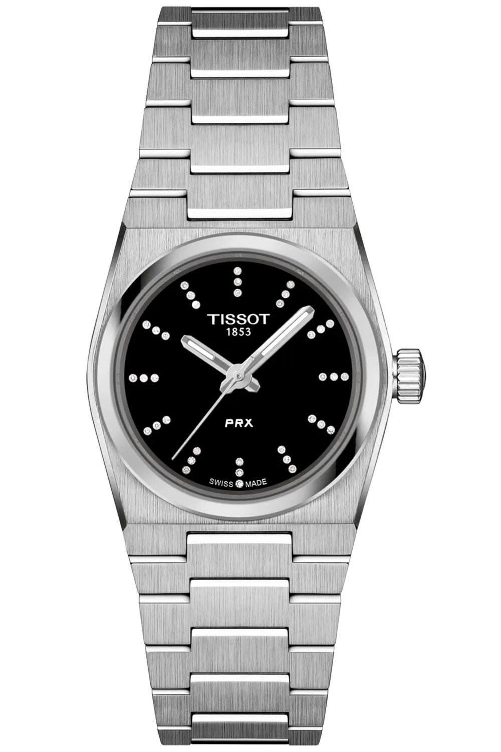 Tissot T137.010.11.056.00 Damenuhr Quarz PRX 25 mm mit Diamanten