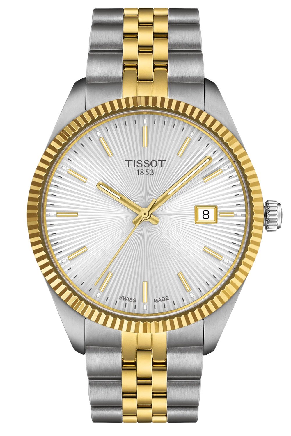 Tissot T156.410.22.031.00 Herrenuhr Quarz Ballade 40 mm Bicolor