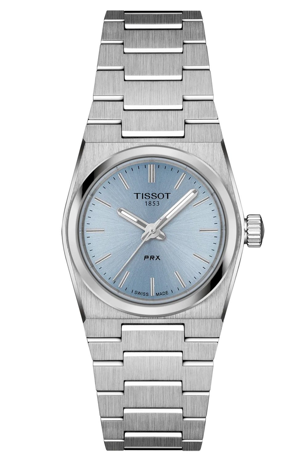 Tissot T137.010.11.351.00 Damenuhr Quarz PRX 25 mm Hellblau