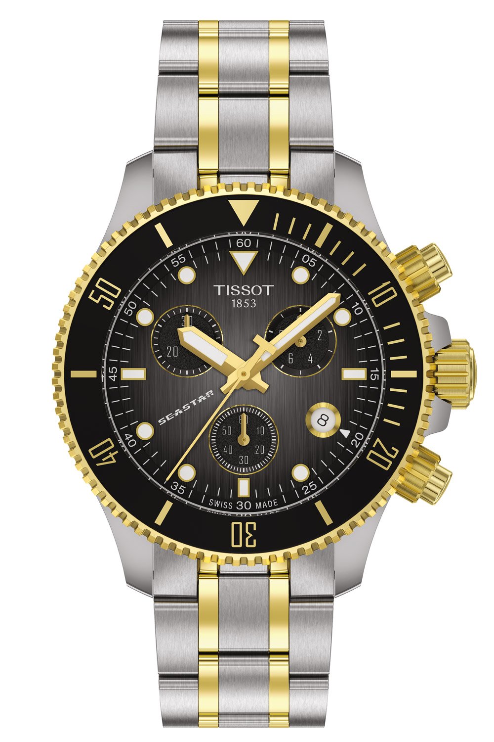 Tissot T120.217.22.061.00 Taucher-Armbanduhr Seastar 1000 Chronograph Bicolor