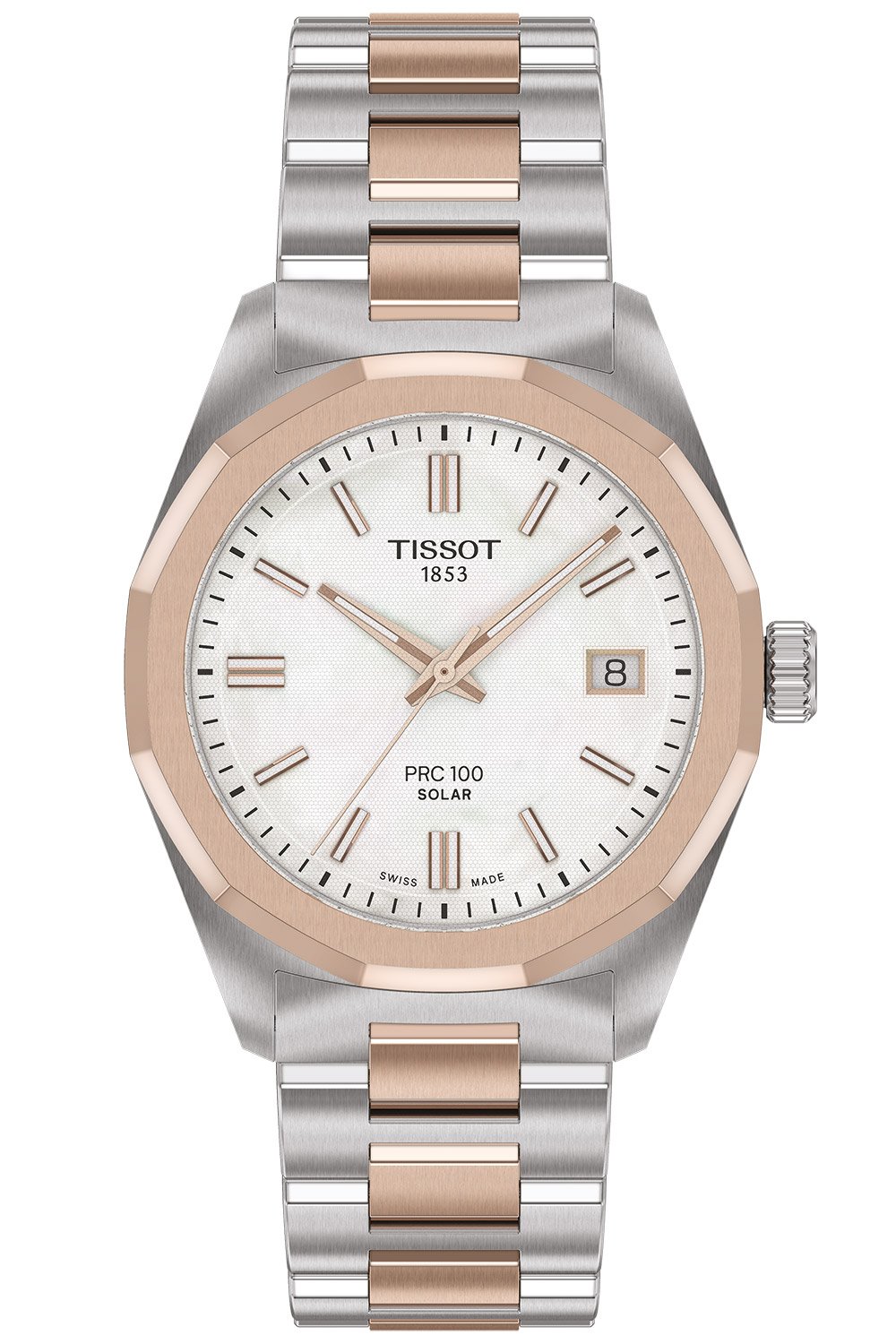 Tissot T151.822.22.111.00 Damen-Solaruhr PRC 100 Zweifarbig