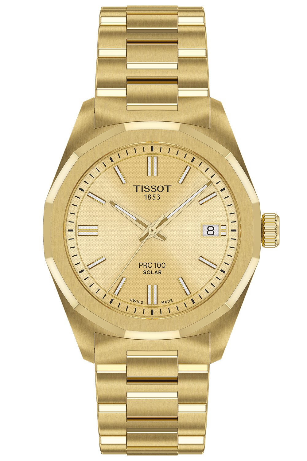 Tissot T151.822.33.021.00 Damen-Solaruhr PRC 100 Goldfarben