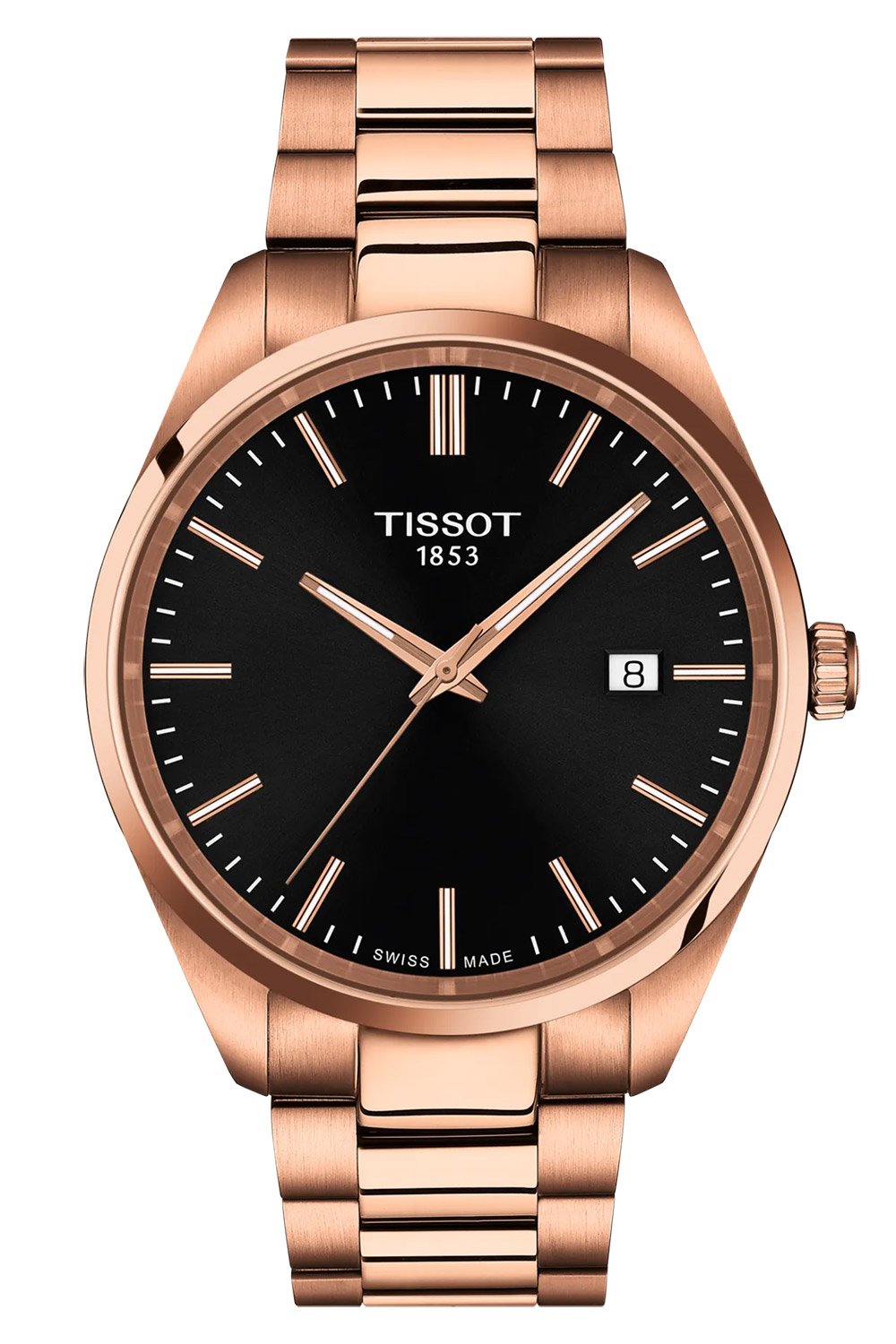 Tissot T150.410.33.051.00 Herrenuhr PR 100 40 mm Quarz Roségoldfarben