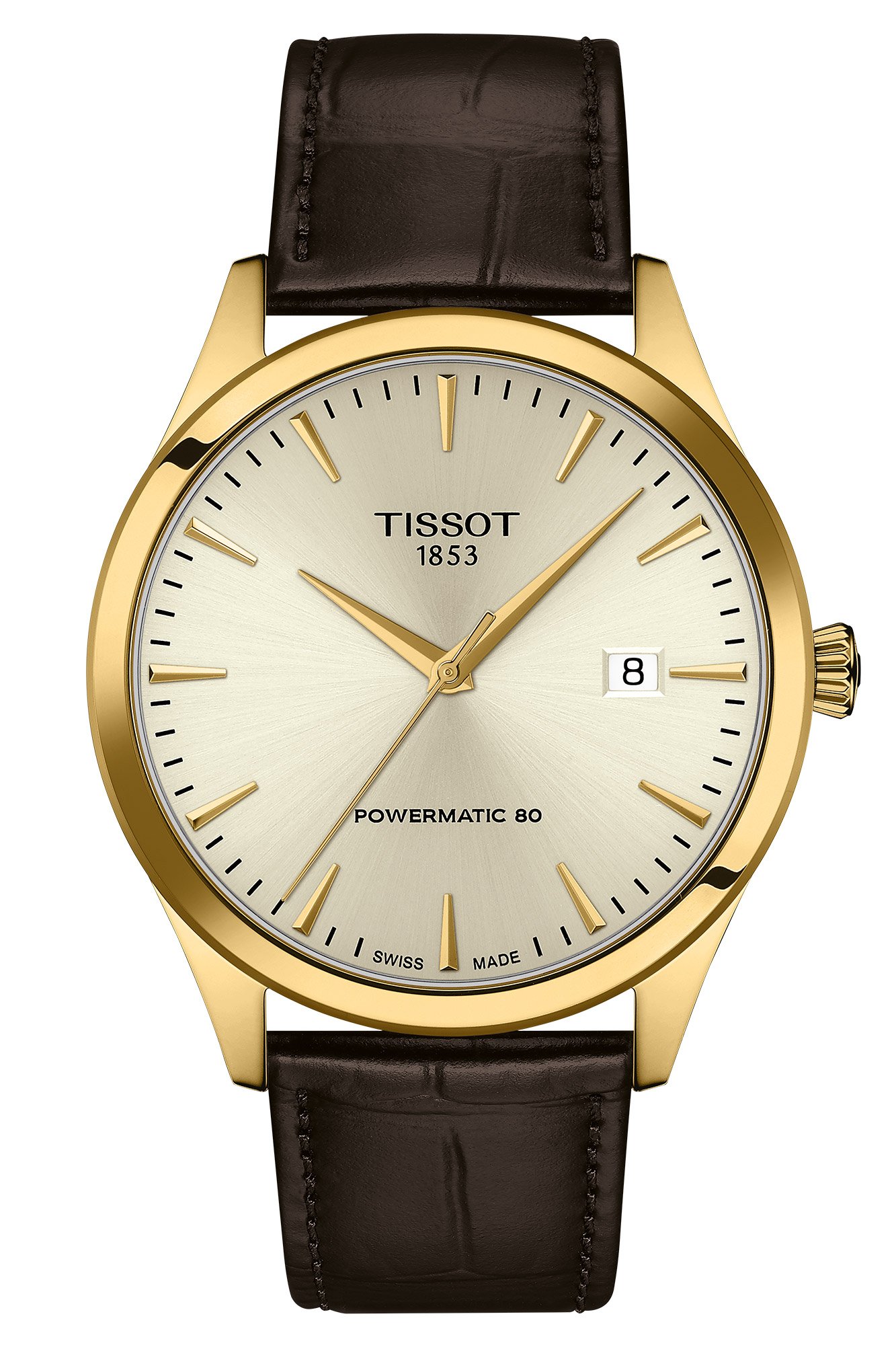 Tissot T158.407.36.261.00 Herrenuhr Automatik Classic Dream 40 mm Leder Braun
