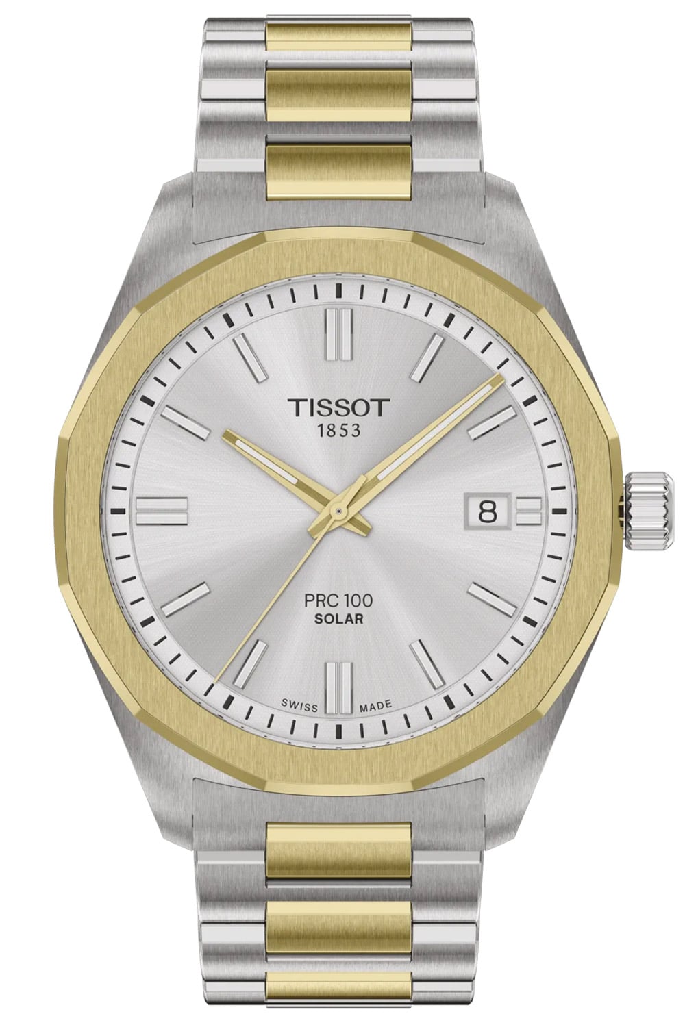 Tissot T151.422.22.031.00 Herrenuhr Solar PRC 100 Zweifarbig